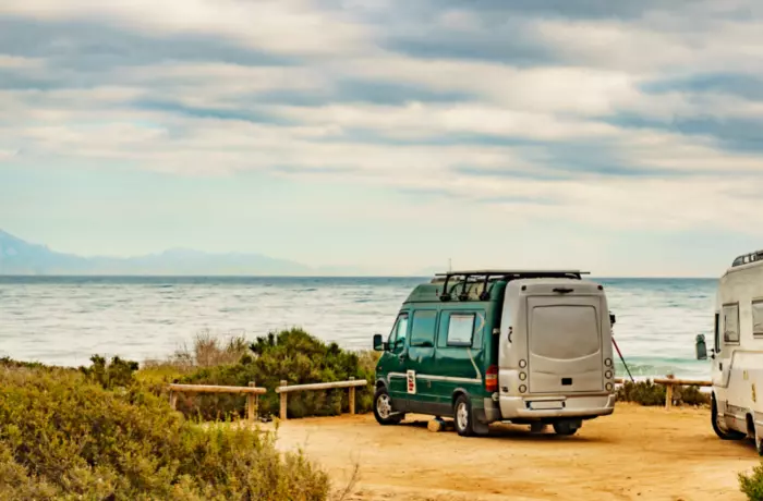 Beach campgrounds in the U.S.