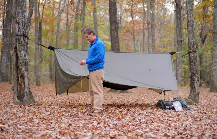 tarp camping