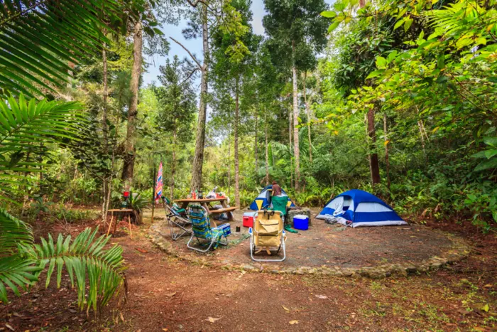 Camping at Kirby Cove
