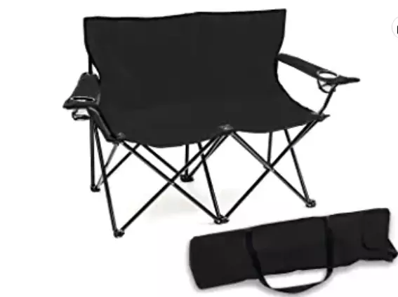 Trademark Innovations Loveseat Style Double Camp Chair